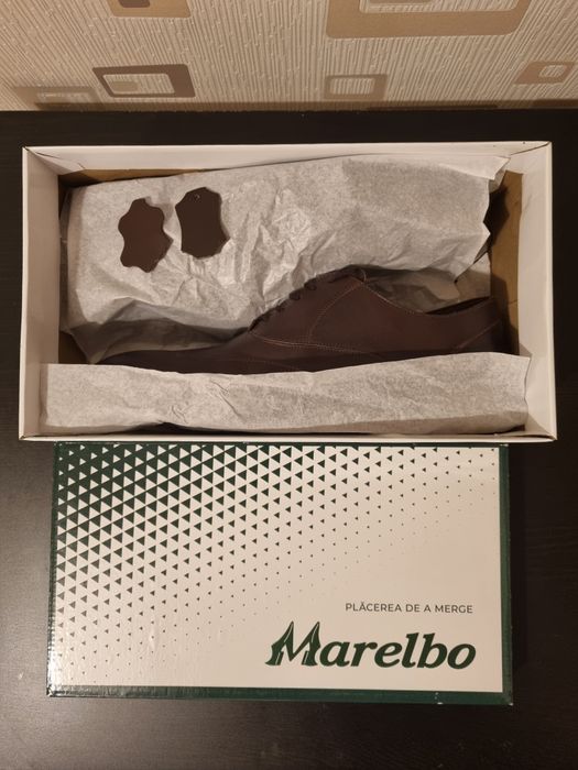 Pantofi piele maro Marelbo, 43