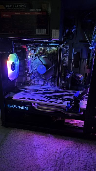 Calculator pc gaming i5 7400, 12gb ram DDR4, placa video RX570 4gbDDR5