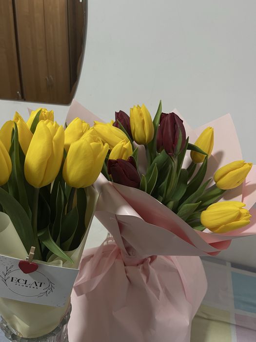 Свежие тюльпаны 26 шт