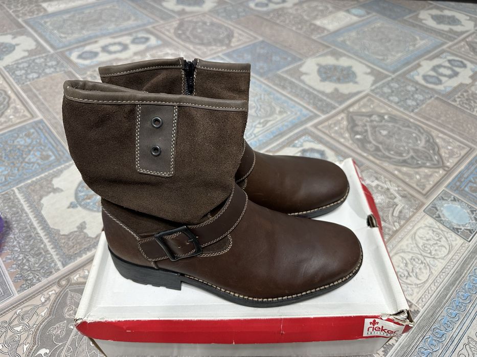 Продам зимнийе ботинки rieker