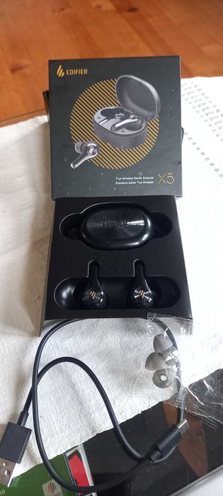 Безжични слушалки Edifier - X5 Lite, TWS, черни