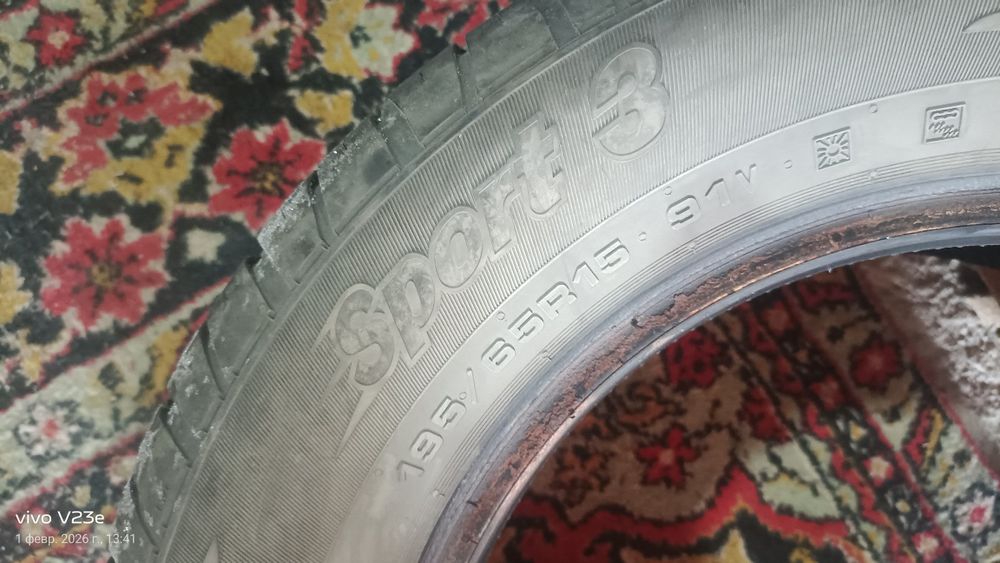 Резину летнюю б/у 1 сезон