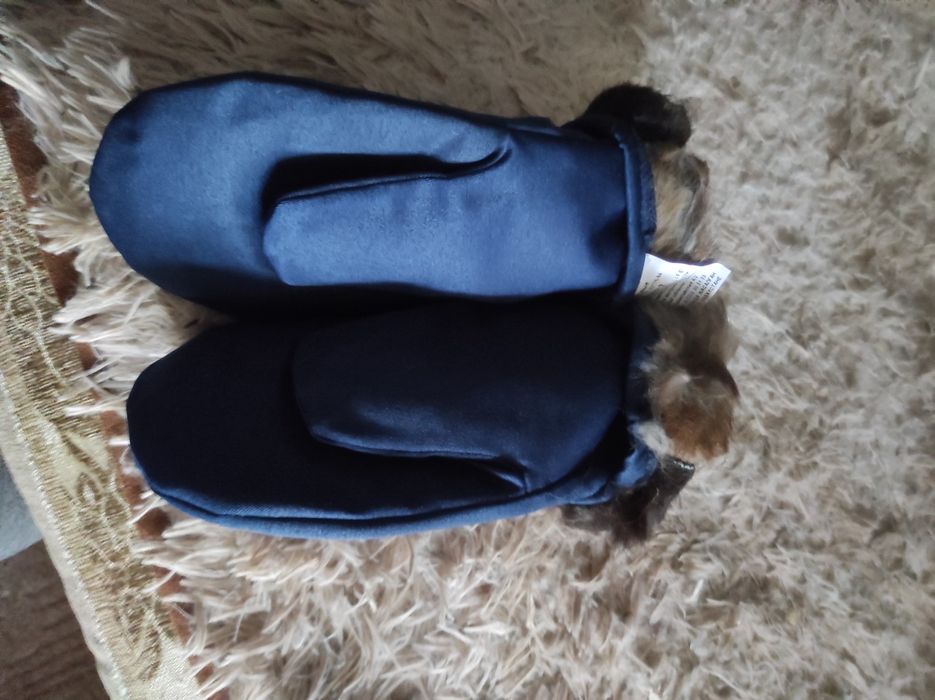 Рукавицы на натуральном меху