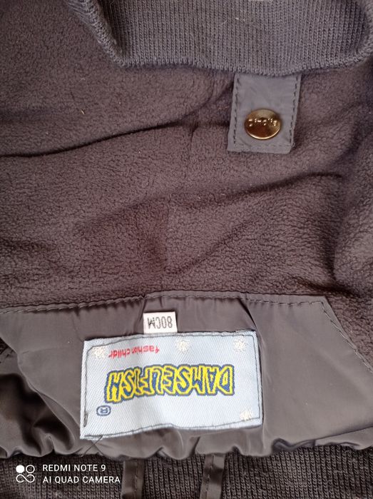 Зимняя куртка комбинезон с капюшоном