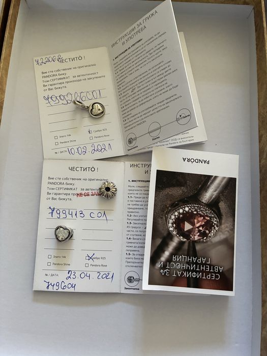 Оригинални талисмани Пандора