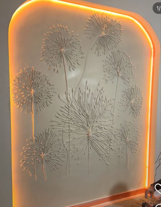 Роспись стен, барельеф