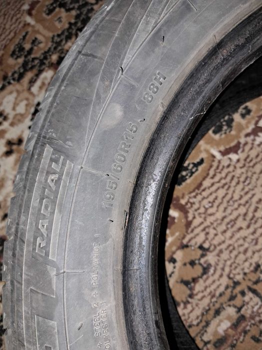 Set 4 anvelope vara GT Radial 195/60 R15 - Profil 6-7 mm (ca noi)