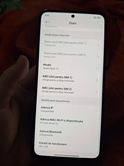 Vând Xiaomi Redmi Note 12 128gb