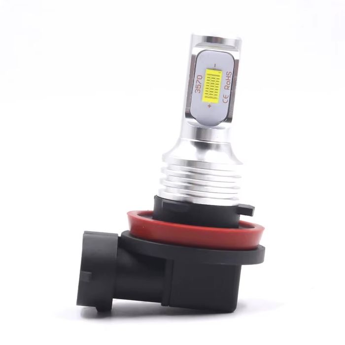 2 БРОЯ LED Диодни крушки H11 H8 100W 12V +100% повече светлина