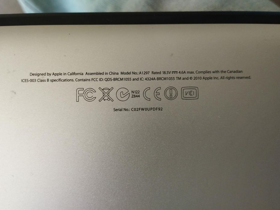 Продам MacBook Pro 17″ A1297 Early 2011.