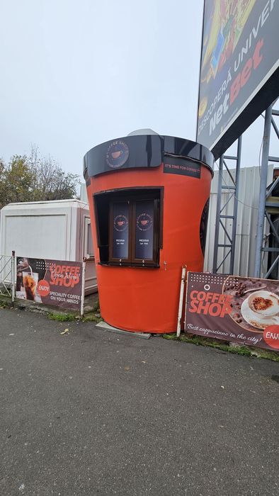 Vand chioșc cafea "To go" complet echipat