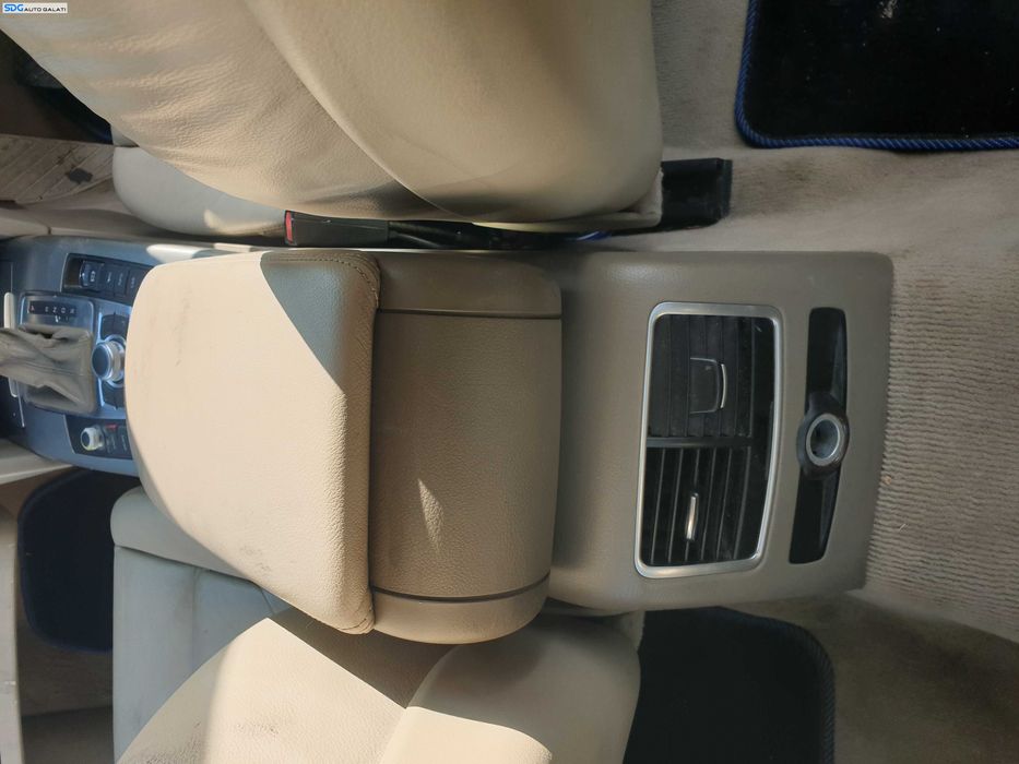 Capac Cotiera Piele Crem Audi A6 C6 2004 - 2011 [K9266]