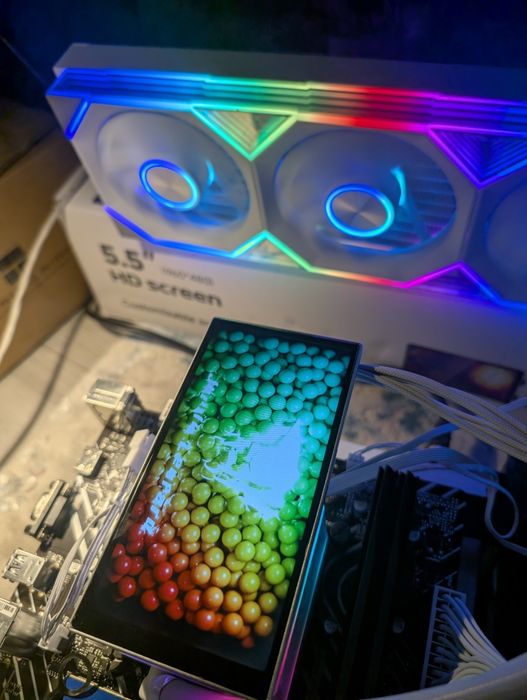 NOU ‼️ Cooler AIO 360 Jungle Leopard Flow cu Display de 5.5inch - Alb!