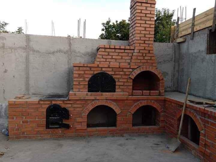 Grătare din cărămidă aparentă
Grătar ,cuptor sobă , țărănească
Afumăto