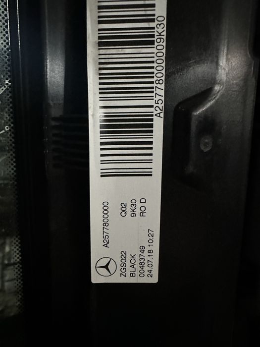 Trapa / Panorama Mercedes CLS C257 : A2577800000