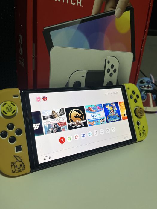 Nintendo switch oled прошитая,чипованная