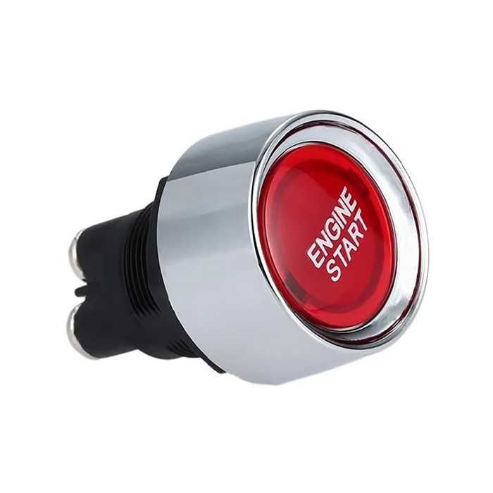 Бутон за запалване PA670 – универсален, с LED светлина, 12V