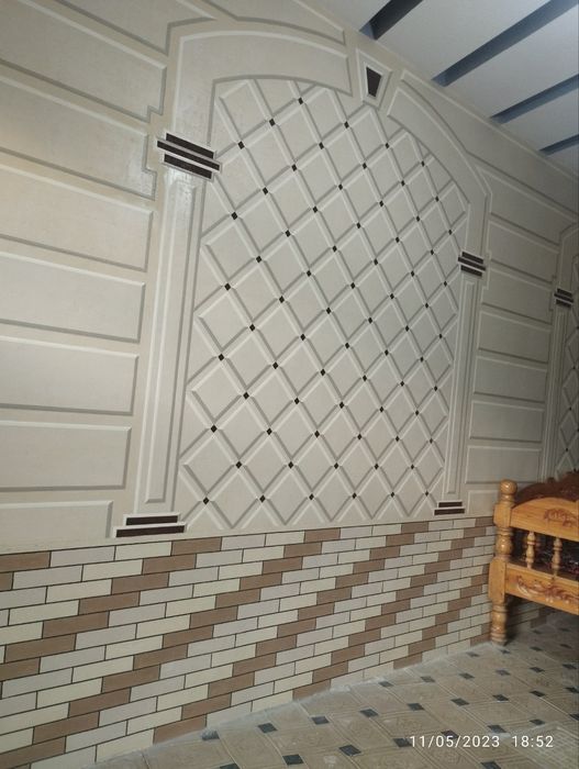 Евро ремонт и отделка фасад травертин киламиз