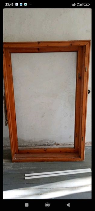 Дървена дограма - голям прозорец