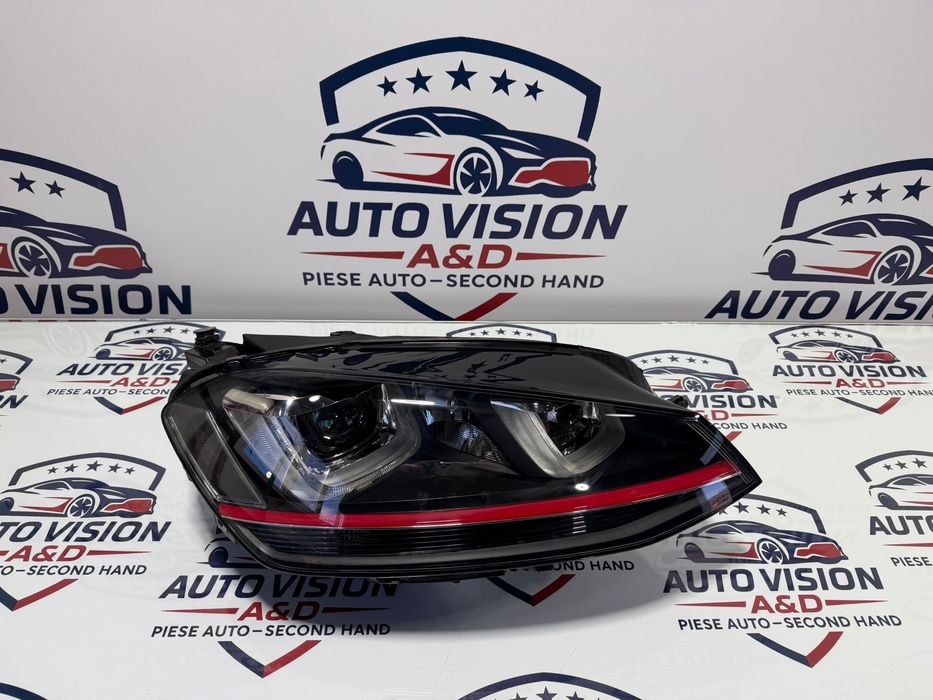 Far Dreapta Xenon/Led Complet 3 Calculatoare Vw Golf 7 GTI Non FL