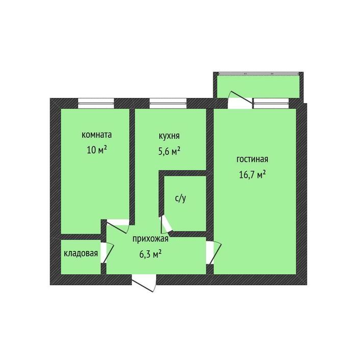 Продажа 2-комнатной квартиры
