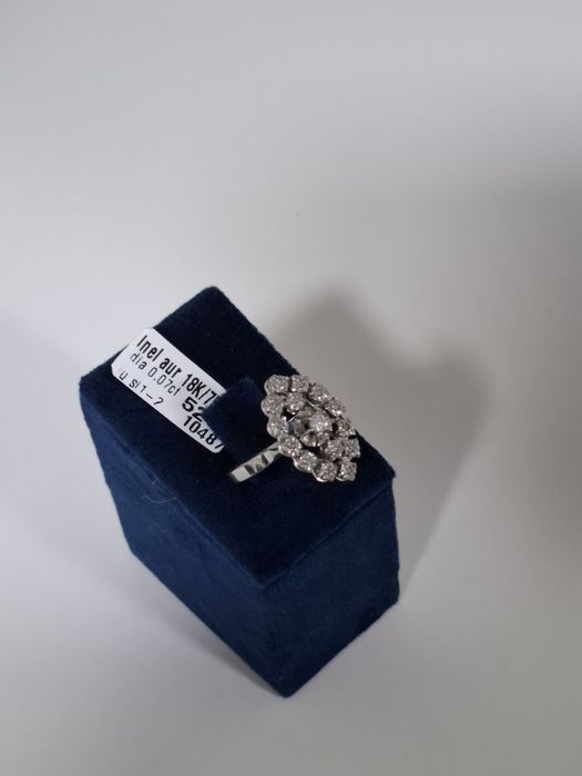 Inel aur 18k cu diamante
