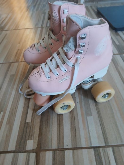 Детски кънки розови