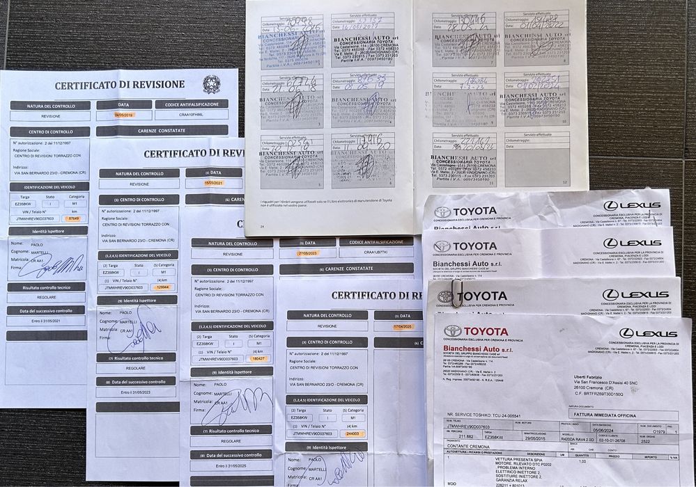 Toyota Rav4 2.0 D-4D ,124 кс, 199 300км, Пълна серв. история