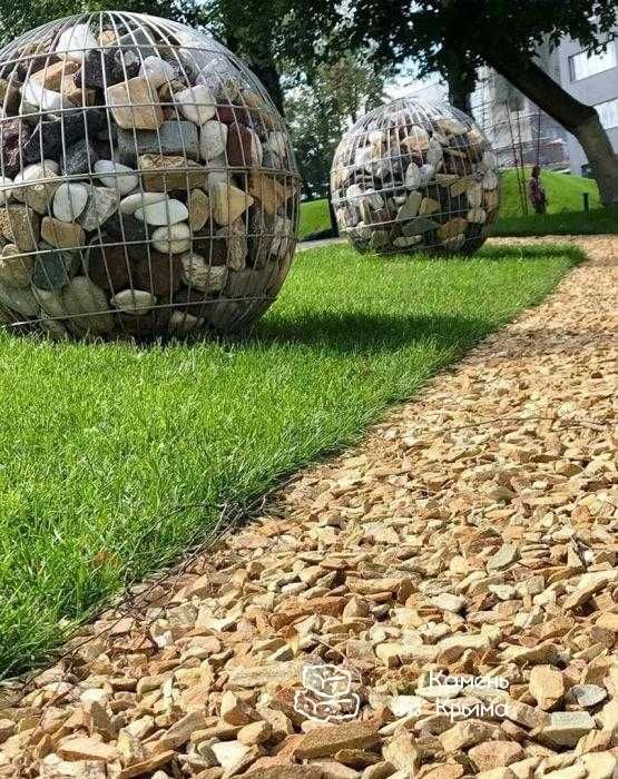 Мраморный камень для дорожек