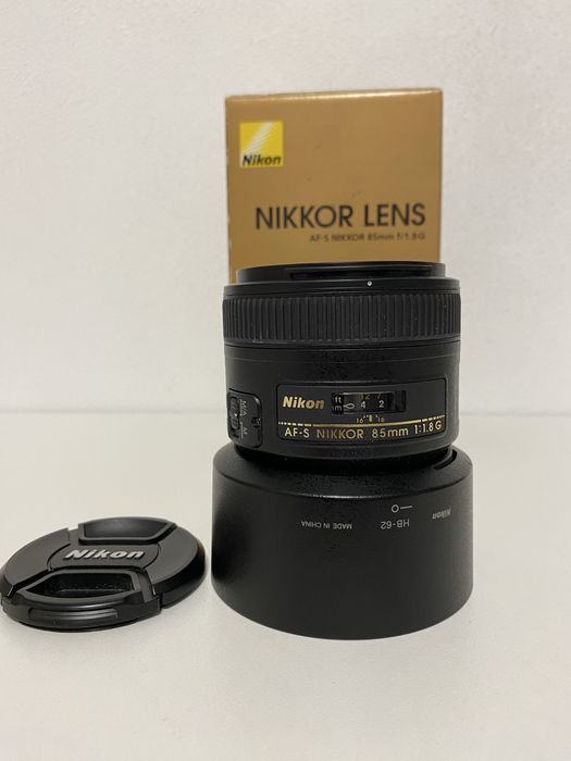 obiectiv Nikon 85mm 1.8G montura Nikon F
