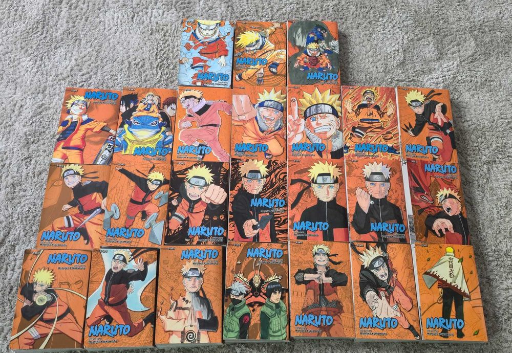 Vând Set Complet Manga Naruto (Ediția 3-in-1)