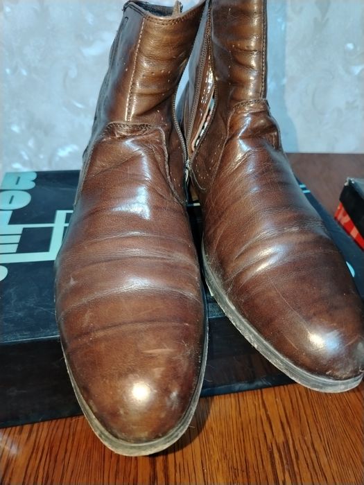 Мужские сапоги натуральные