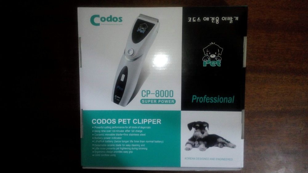 Мощная зоо-машинка "Соdоs-6800" для лёгкой стрижки любых собак и кошек