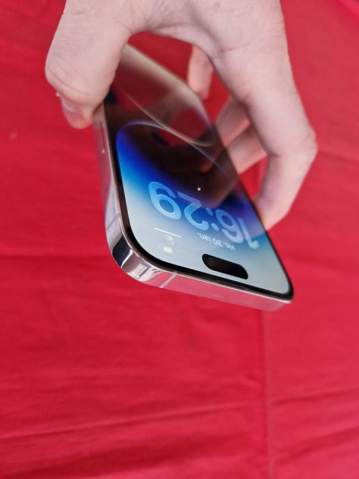 -Iphone 14Pro Max, Silver, 128Gb, 6Ram, Bat:97%, stare perfecta, (exce