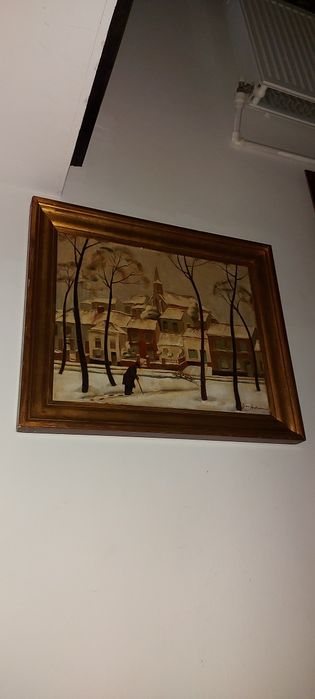 Tablou vechi,ulei,diverși autori cunoscuți