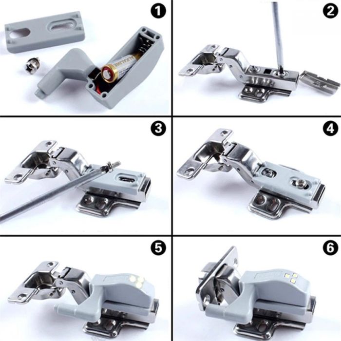 2 бр. Лед Лампи за панти