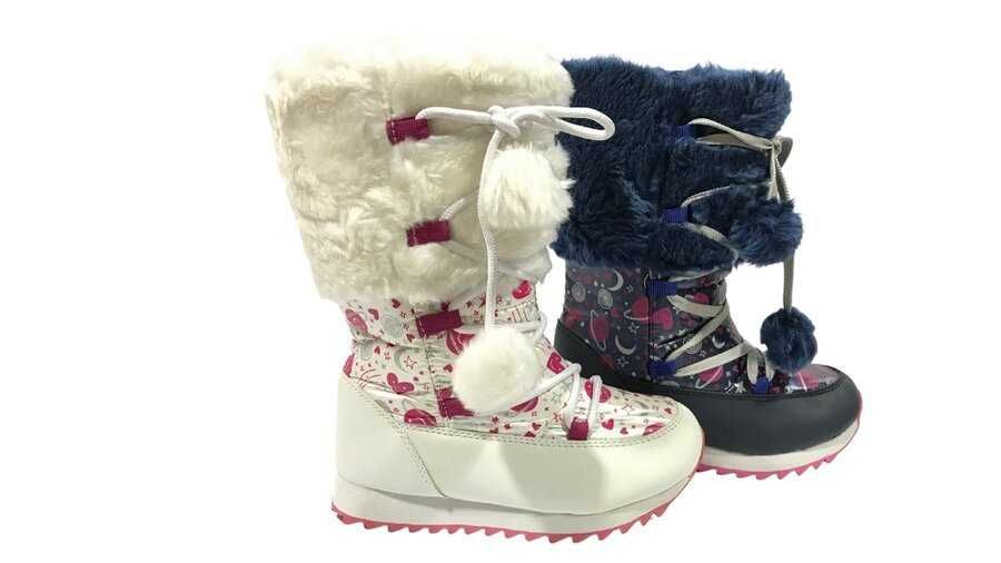 Детски апрески в бяло и синьо