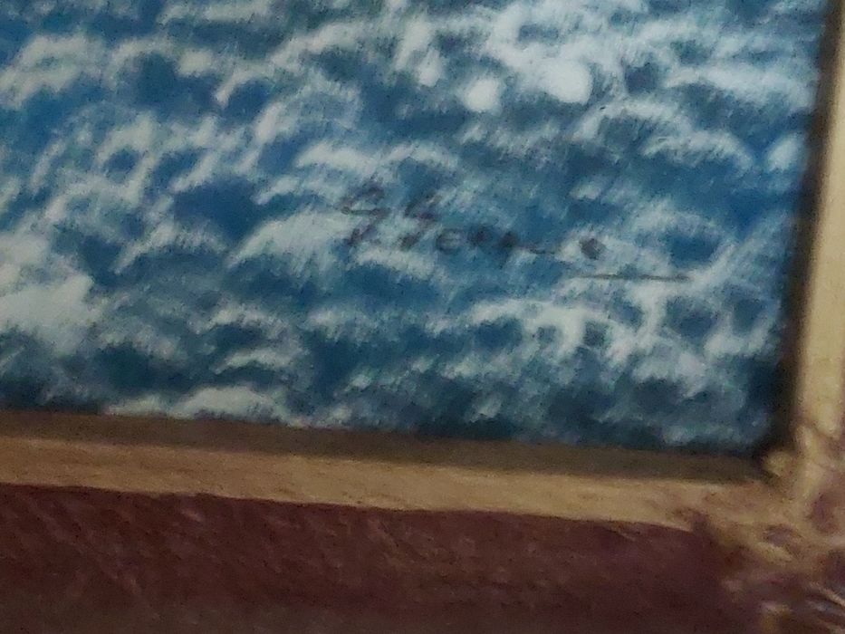 Vînd tablou pictat manual pe pânză.