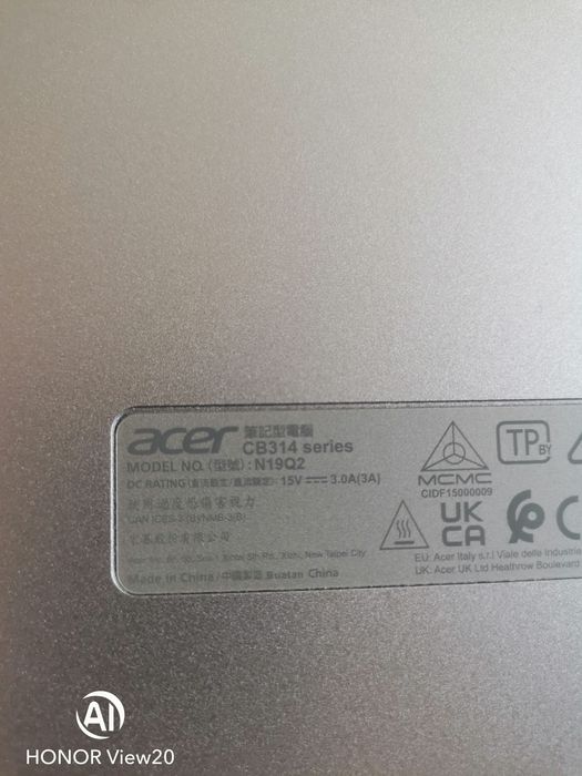 Acer. Лаптоп - андройд