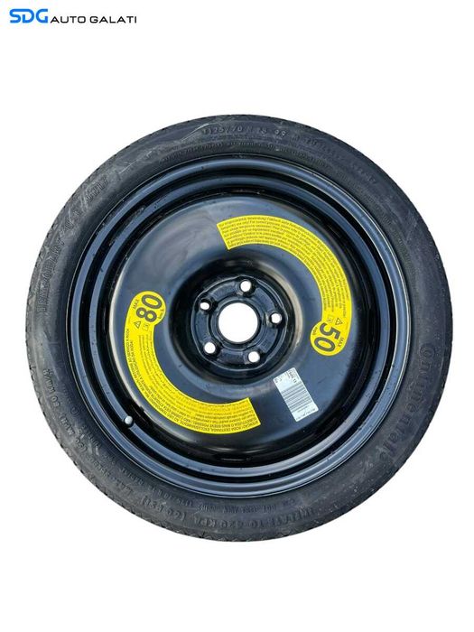 Roata Janta Rezerva Slim T 125 70 18 R18 Skoda Octavia 3 2013 - 2021 Cod 1K0601027AP [B4210]