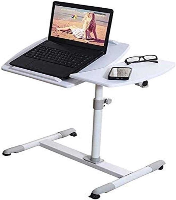 Подвижно Бюро за лаптоп Маса, Регулируема, Сгъваема, Бамбуков Н132