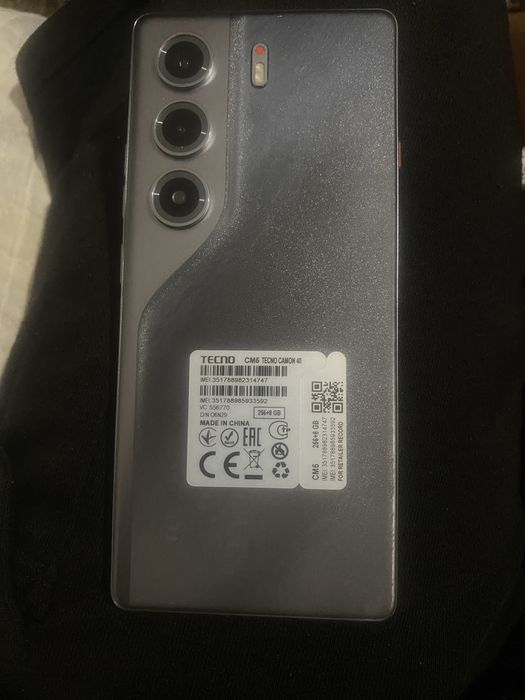 Новый tecno camon 40