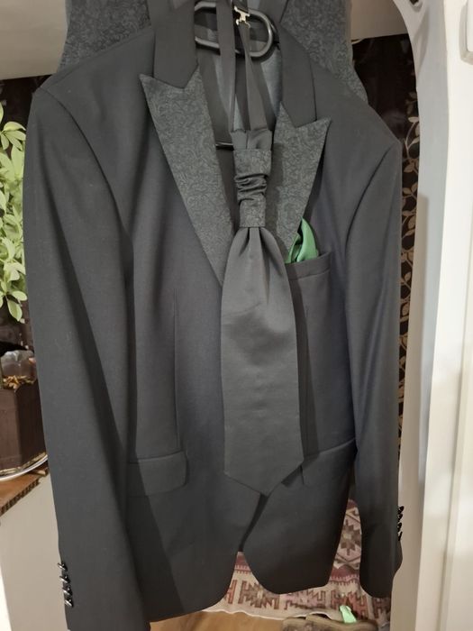 Costum barbati negru complet Daniel Gianni