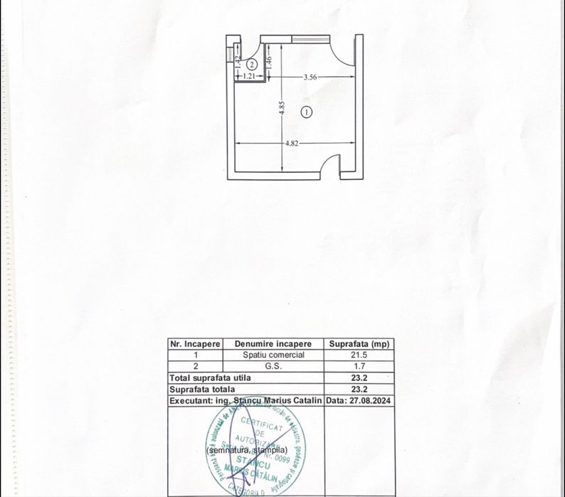 Spatiu comercial de inchiriat, pozitie excelenta, trafic auto si pietonal intens