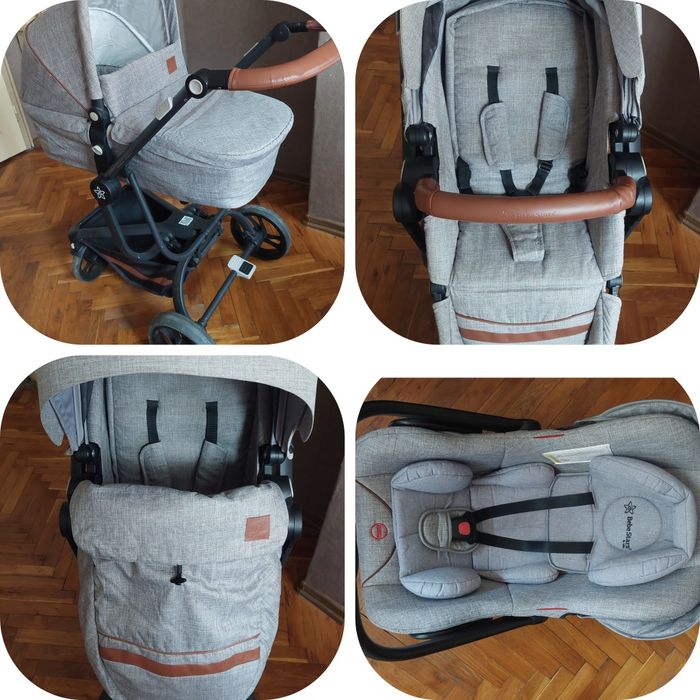 Детска количка Bebe Stars Torro 3 in 1