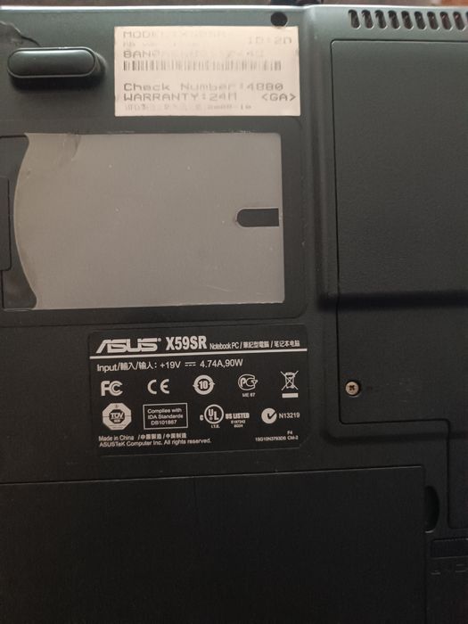 Ноутбук на запчасти