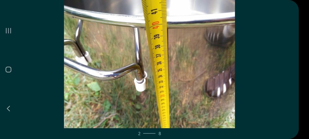 Oală inox 50 litri Promo 249 lei+ capac inox 40