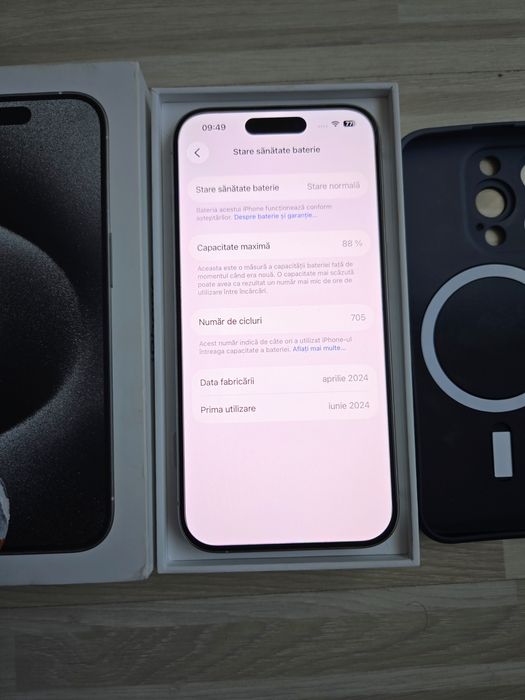 iPhone 15 Pro 128 impecabil