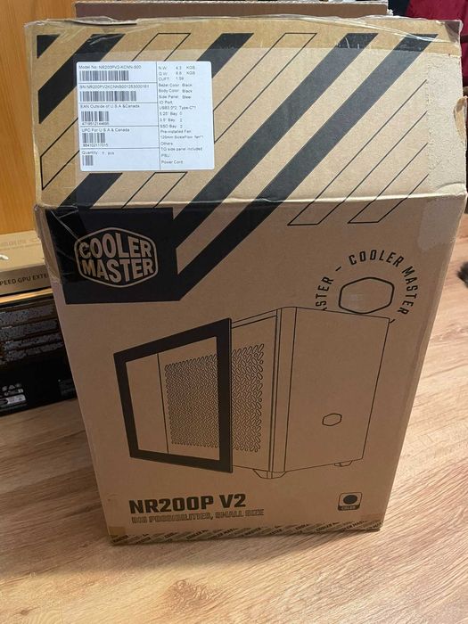 Vand Carcasa Cooler Master MasterBox NR200P V2 MiniITX Black