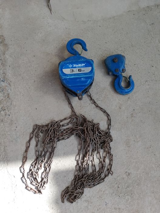 Ручной тал 3 т в хорошем состоянии